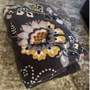 Vera Bradley “Charmont Meadow” Fleece Travel Blanket